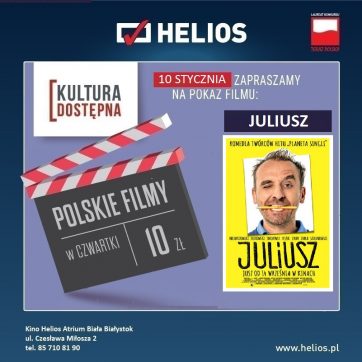 Kultura Dostępna 10.01- Juliusz- Kino Helios Atrium Biała