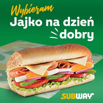 Nowy sub w menu restauracji SubwayR – Jajko na dzień dobry!