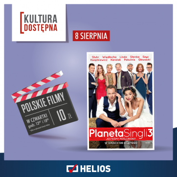 Kultura dostępna w kinie Helios Atrium Biała „Planeta Singli 3”