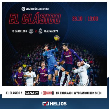 El Clasico. FC Barcelona – Real Madryt do zobaczenia w kinie Helios
