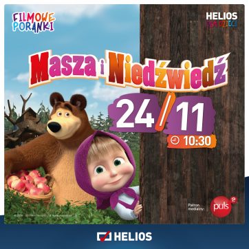 Filmowe Poranki Masza i Niedźwiedź cz. 2 Helios Białystok Biała 24.11