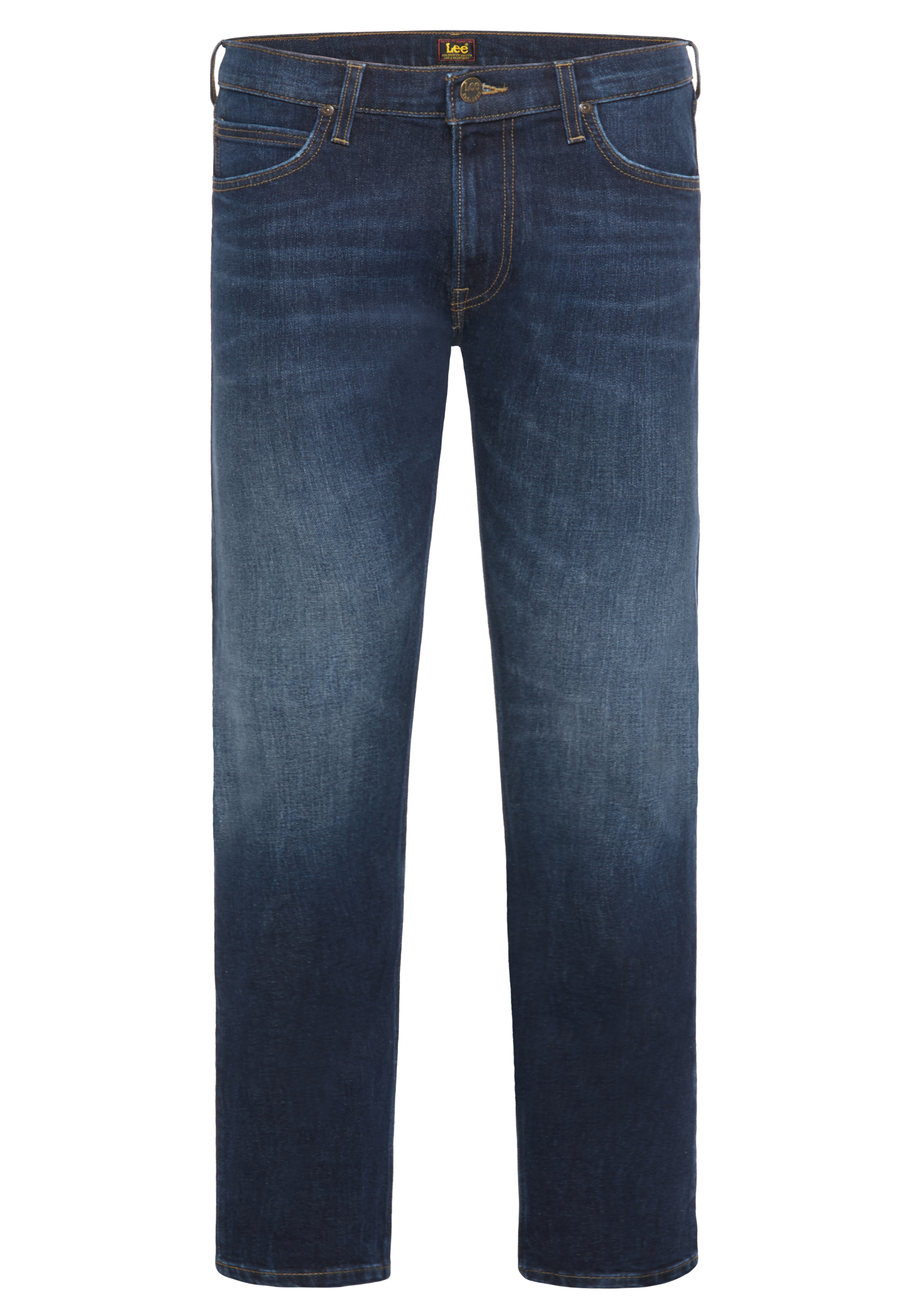 Granatowe jeansy Lee Wrangler