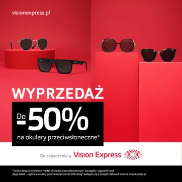 OKULARY PRZECIWSŁONECZNE NAWET DO 50% TANIEJ*