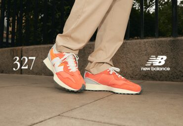 Buty unisex New Balance U327 – pomarańczowe