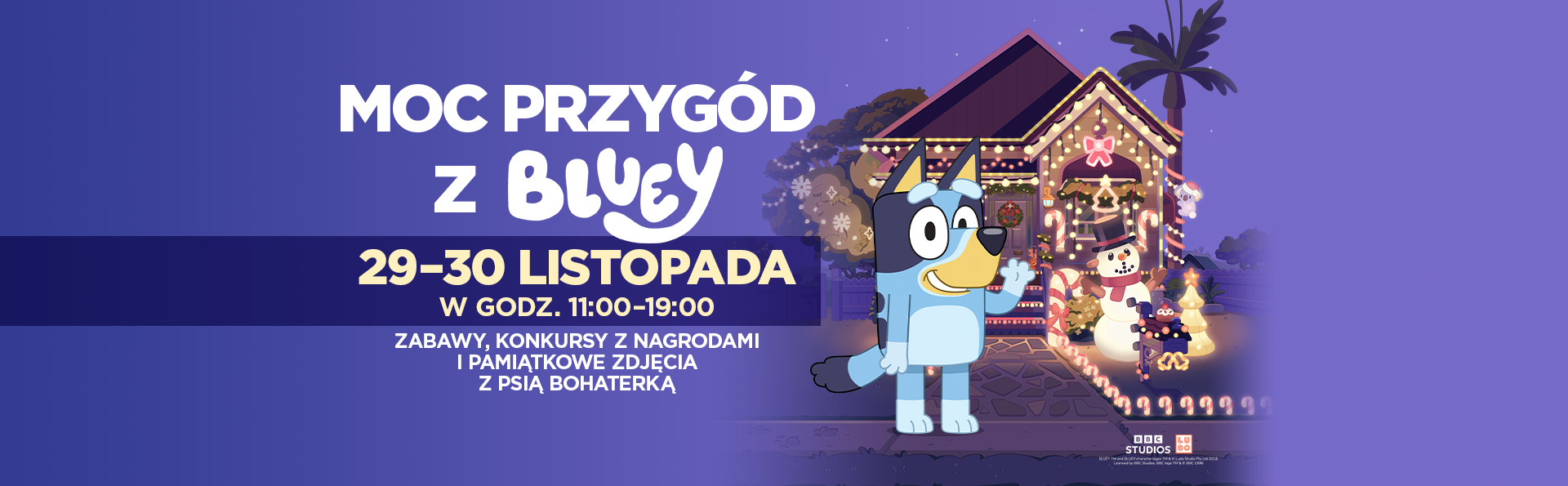 Moc przygód z Bluey w Atrium Biała!