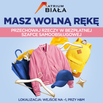 Przechowaj rzeczy w bezpłatnej szafce samoobsługowej!ðð§¥☂️