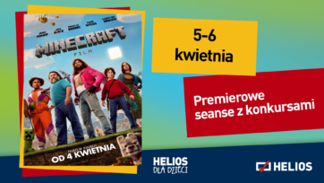 Minecraft: Film – premierowe seanse z konkursami 05 – 06 kwietnia