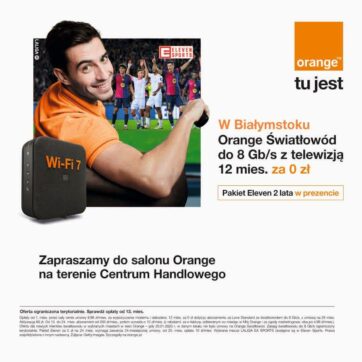 Orange Światłowód do 8 Gb/s z telewizją w superofercie
