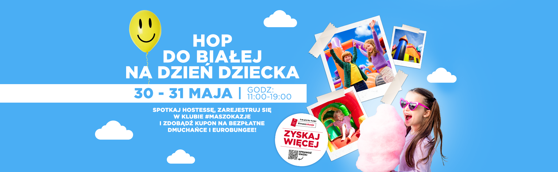 Hop do Białej na Dzień Dziecka!