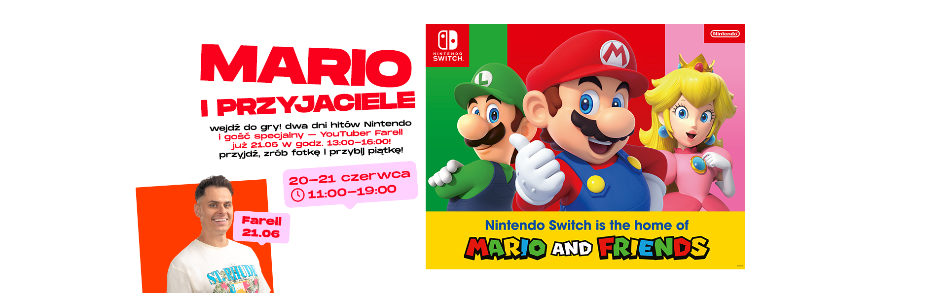 ZAPRASZAMY DO ŚWIATA MARIO I NINTENDO!